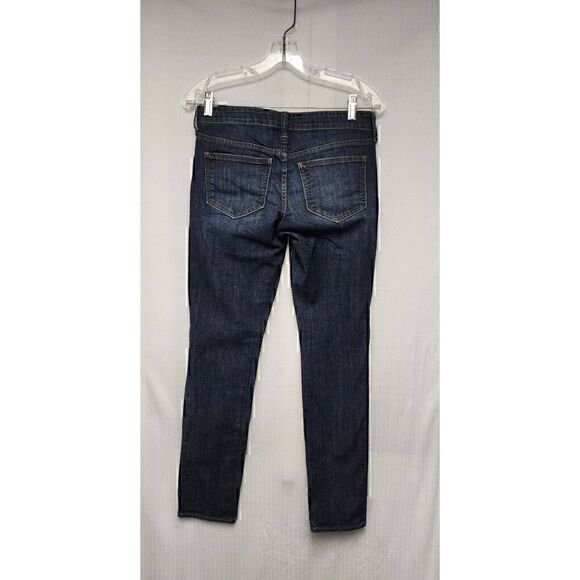 Old Navy Women's Size 2 The Diva Dark Blue Denim Jeans Slim Straight-Leg - Picture 1 of 8